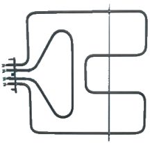 Howdens 524019600 Lower Oven Element