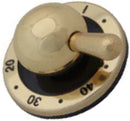 Britannia G3010014 Black Brass Control Knob