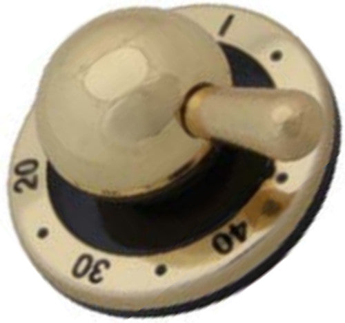 ILVE G3010014 Black Brass Control Knob