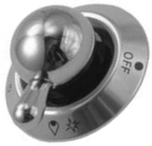 ILVE G3401008 Large Chrome Control Knob