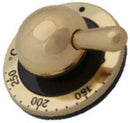 Britannia G3630014 Black Brass Control Knob